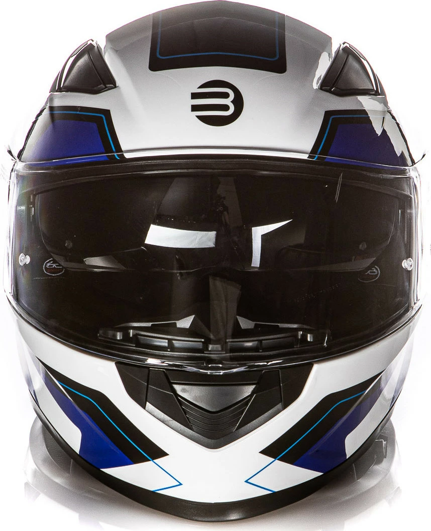 Kit Coppia Ventus Bianco Blu- 2 Caschi Integrali Befast 4 Kit Coppia Ventus Bianco Blu- 2 Caschi Integrali Befast - immagine 2