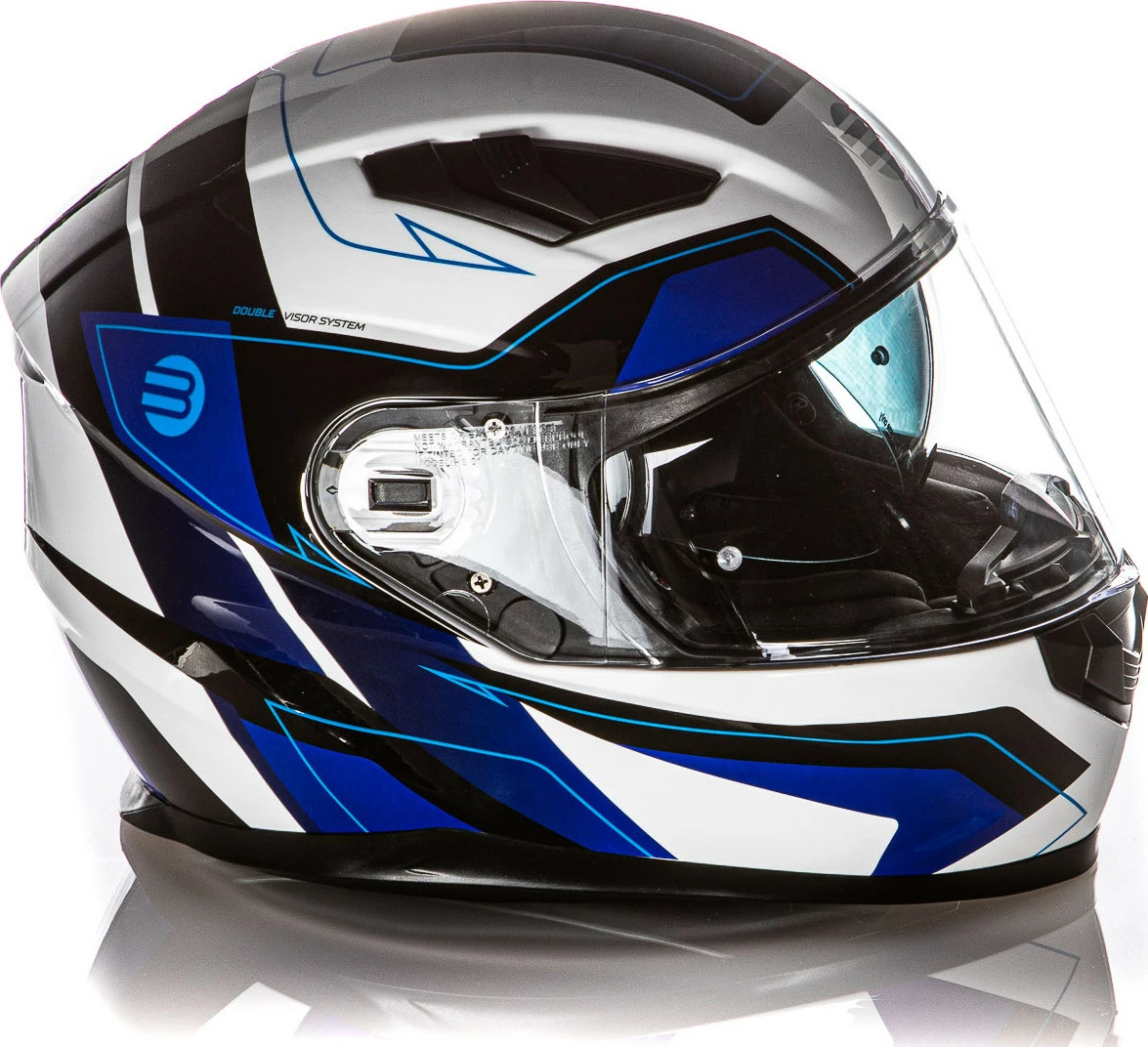 Kit Coppia Ventus Bianco Blu- 2 Caschi Integrali Befast 8 Kit Coppia Ventus Bianco Blu- 2 Caschi Integrali Befast - immagine 6