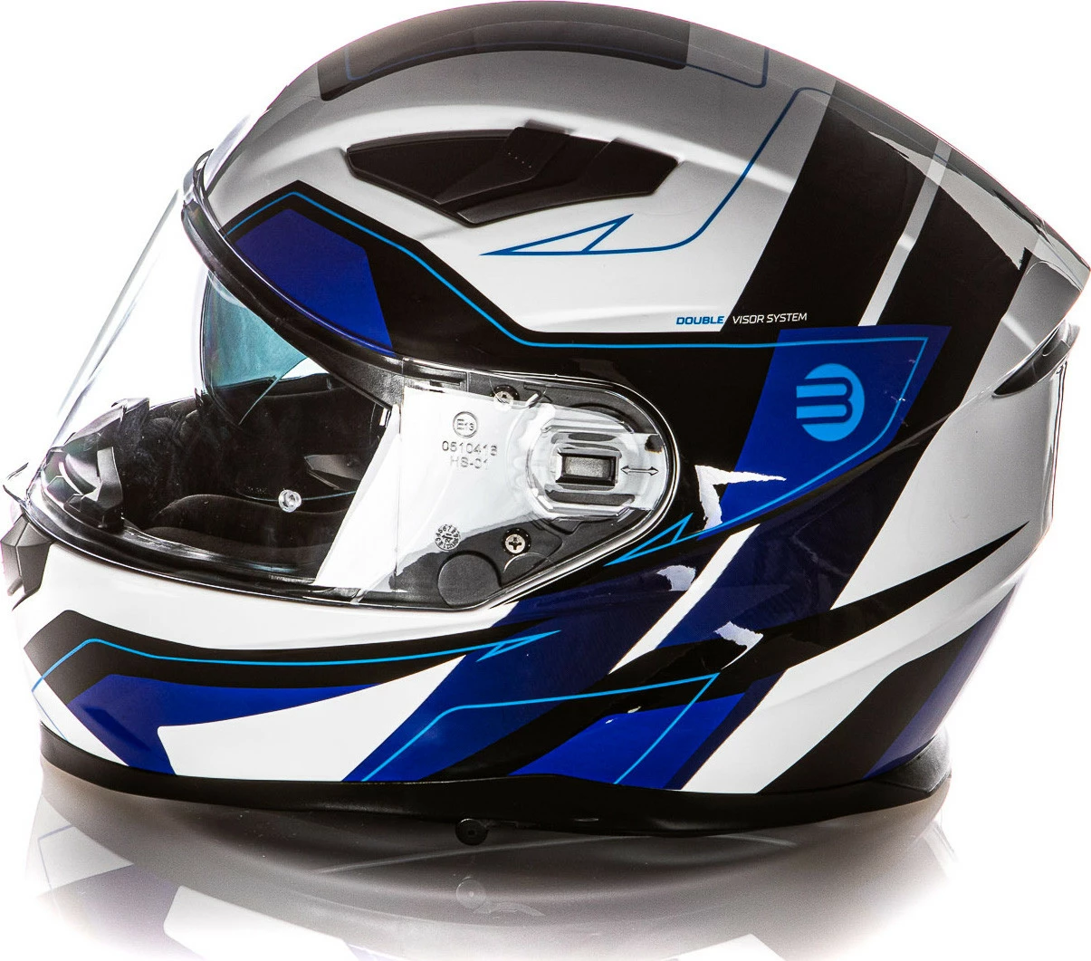 Kit Coppia Ventus Bianco Blu- 2 Caschi Integrali Befast 7 Kit Coppia Ventus Bianco Blu- 2 Caschi Integrali Befast - immagine 5