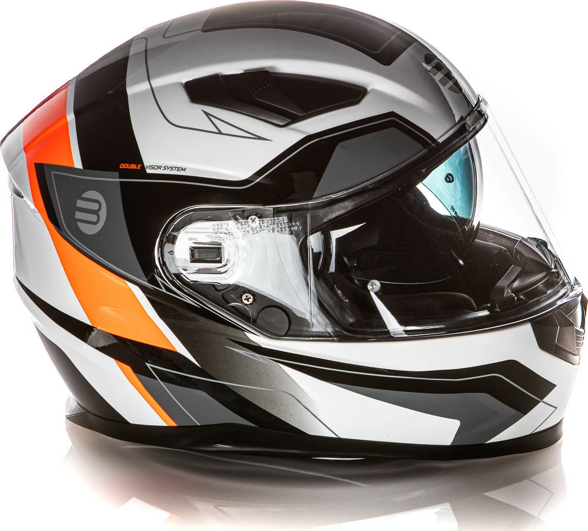 Kit Coppia Ventus Bianco Rosso - 2 Caschi Integrali Befast 7 Kit Coppia Ventus Bianco Rosso - 2 Caschi Integrali Befast - immagine 5