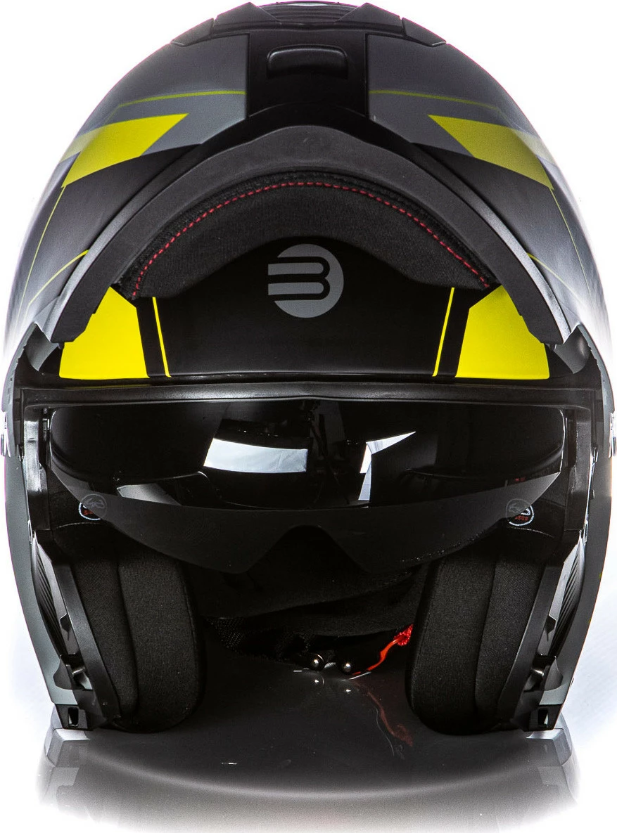 Kit Coppia Tank Grigio Giallo - 2 Caschi Modulari Befast Con Doppia Omologazione P/J 5 Kit Coppia Tank Grigio Giallo - 2 Caschi Modulari Befast Con Doppia Omologazione P/J - immagine 3