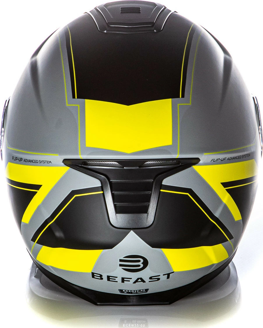 Kit Coppia Tank Grigio Giallo - 2 Caschi Modulari Befast Con Doppia Omologazione P/J 11 Kit Coppia Tank Grigio Giallo - 2 Caschi Modulari Befast Con Doppia Omologazione P/J - immagine 9