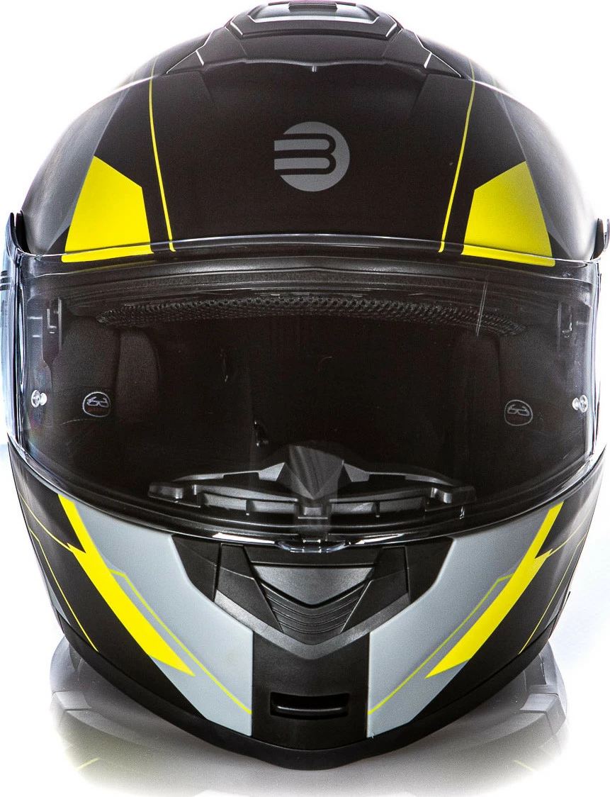 Kit Coppia Tank Grigio Giallo - 2 Caschi Modulari Befast Con Doppia Omologazione P/J 9 Kit Coppia Tank Grigio Giallo - 2 Caschi Modulari Befast Con Doppia Omologazione P/J - immagine 7