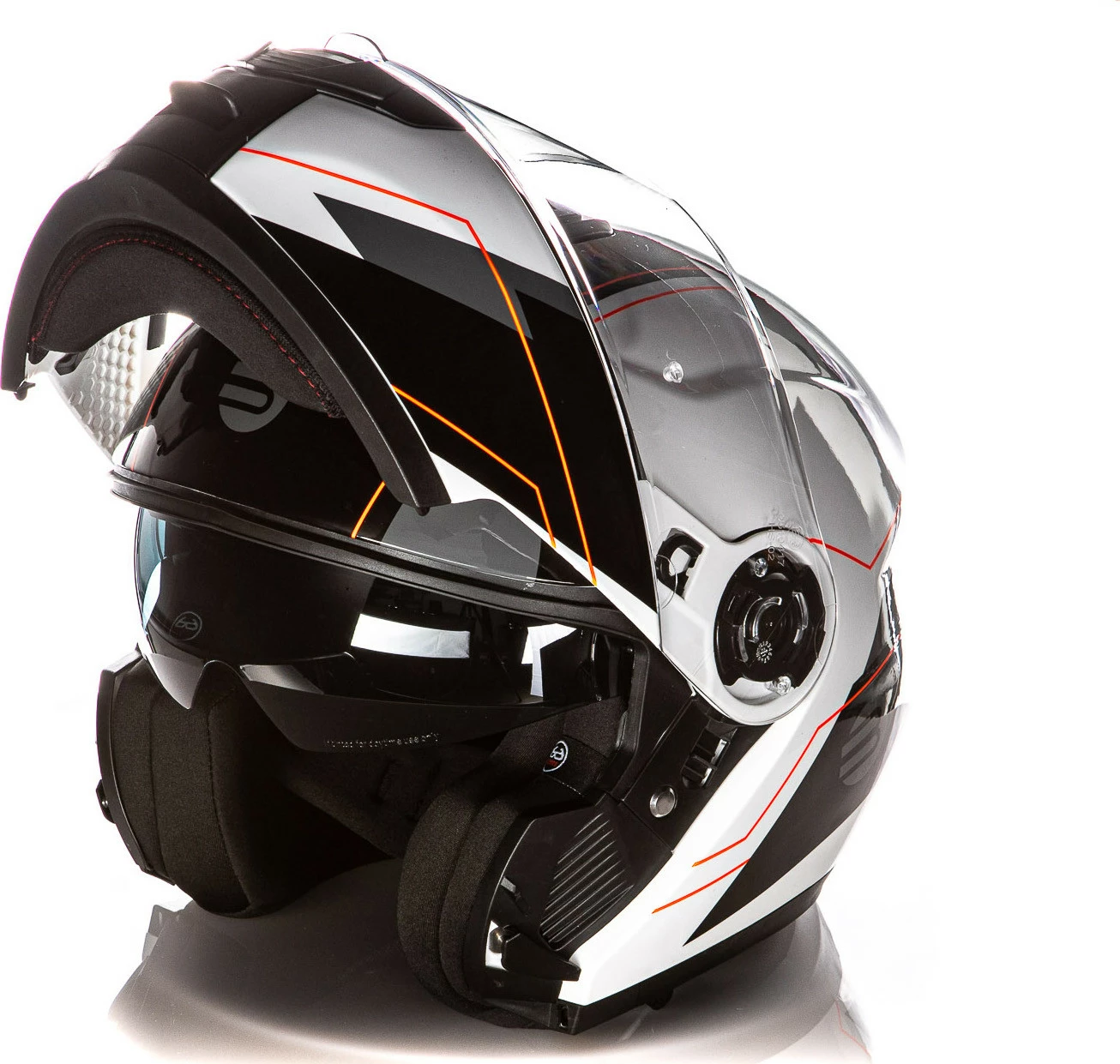 Kit Coppia Tank Bianco Nero - 2 Caschi Modulari Befast Con Doppia Omologazione P/J 4 Kit Coppia Tank Bianco Nero - 2 Caschi Modulari Befast Con Doppia Omologazione P/J - immagine 2