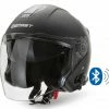 Casco Jet Befast JET Connect Nero Opaco Con Interfono Integrato 1 Casco Jet Befast JET Connect Nero Opaco Con Interfono Integrato -Negozio al dettaglio BEFAST 2022 2bluetoothjet connect nero diagonale sx