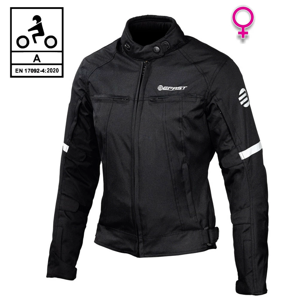 Giacca Moto Donna Touring Befast ALLTIME Lady CE Certificata 3 Strati Nero 3 Giacca Moto Donna Touring Befast ALLTIME Lady CE Certificata 3 Strati Nero