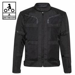 Giacca Moto Touring Befast STEIN CE Certificata 3 Strati Nero