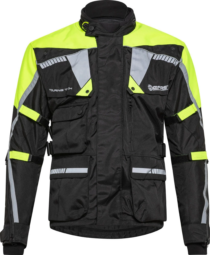 Giacca Moto Donna Touring Befast TOURING TECH Lady CE Certificata 3 Strati Nero Giallo 5 Giacca Moto Donna Touring Befast TOURING TECH Lady CE Certificata 3 Strati Nero Giallo - immagine 3