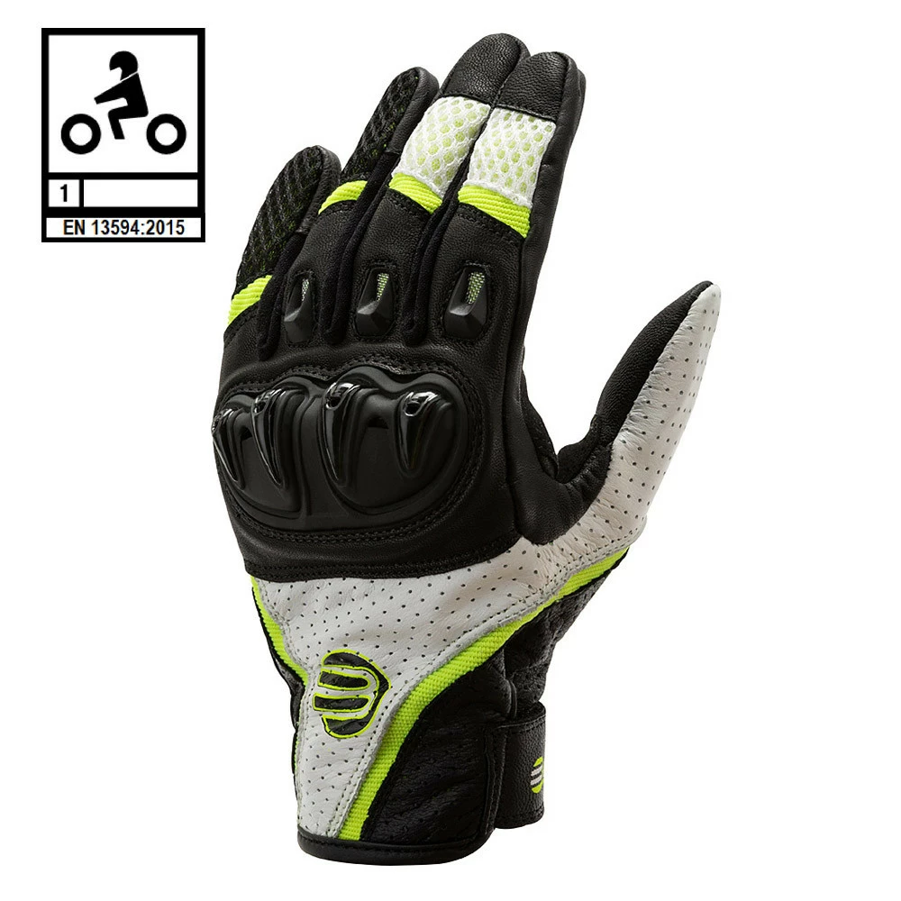 Guanti Moto Estivi Befast AIR RACER CE Certificati Nero Giallo 3 Guanti Moto Estivi Befast AIR RACER CE Certificati Nero Giallo