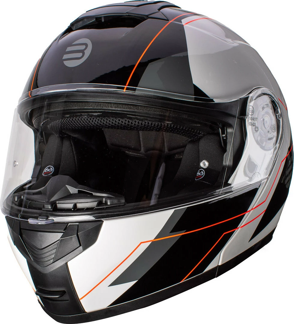 Casco Modulare Befast Tank Con Doppia Omologazione P/J Bianco Nero 4 Casco Modulare Befast Tank Con Doppia Omologazione P/J Bianco Nero - immagine 2