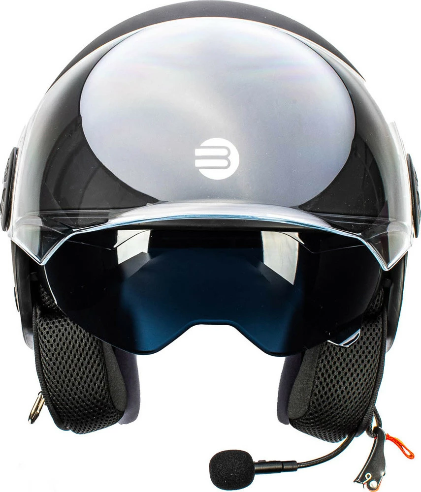 Casco Jet Befast Rapid Connect Nero Opaco Con Interfono Integrato 5 Casco Jet Befast Rapid Connect Nero Opaco Con Interfono Integrato - immagine 3