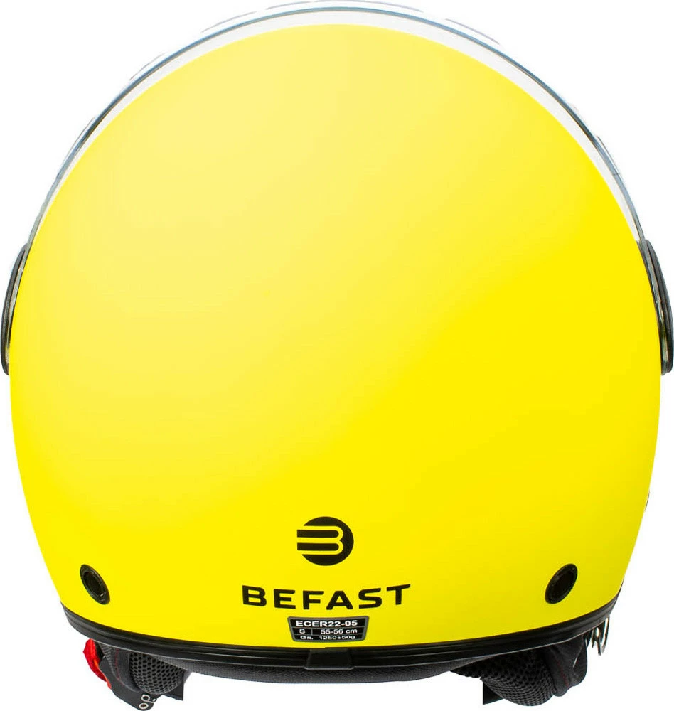 Casco Jet Befast Rapid Connect Giallo Fluo Opaco Con Interfono Integrato 7 Casco Jet Befast Rapid Connect Giallo Fluo Opaco Con Interfono Integrato - immagine 5