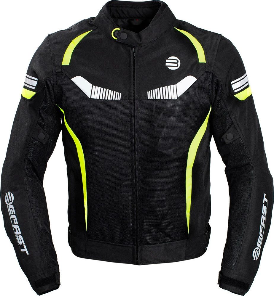 Kit Coppia Airtech CE Nero Giallo- Giacca Moto Estiva Certificata Befast Uomo + Donna 4 Kit Coppia Airtech CE Nero Giallo- Giacca Moto Estiva Certificata Befast Uomo + Donna - immagine 2