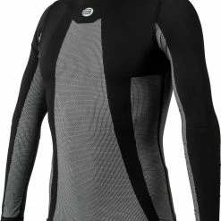 Maglia Intima Befast Manica Lunga Made In Italy In Filo Di Carbonio Nero