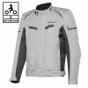 Giacca Moto Befast BERG CE Certificata Nero Grigio