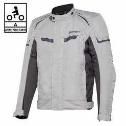 Giacca Moto Befast BERG CE Certificata Nero Grigio