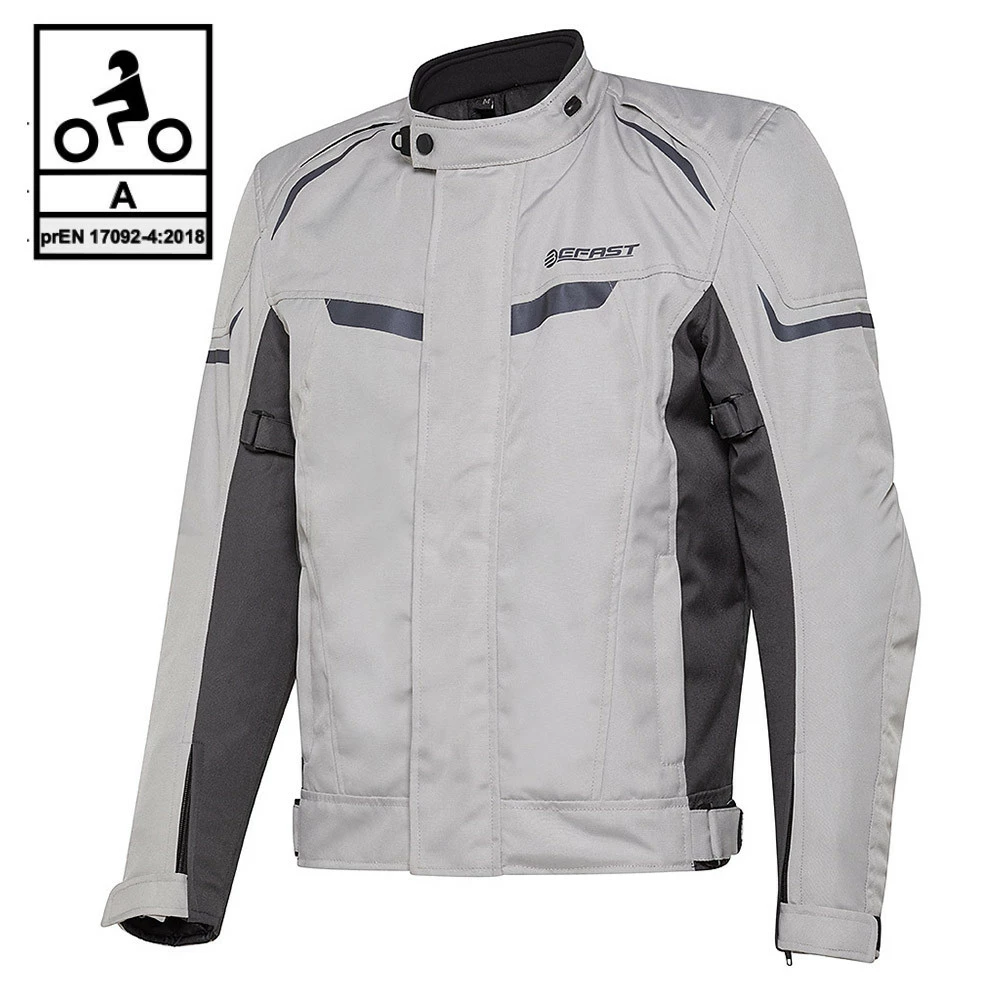 Giacca Moto Befast BERG CE Certificata Nero Grigio 3 Giacca Moto Befast BERG CE Certificata Nero Grigio