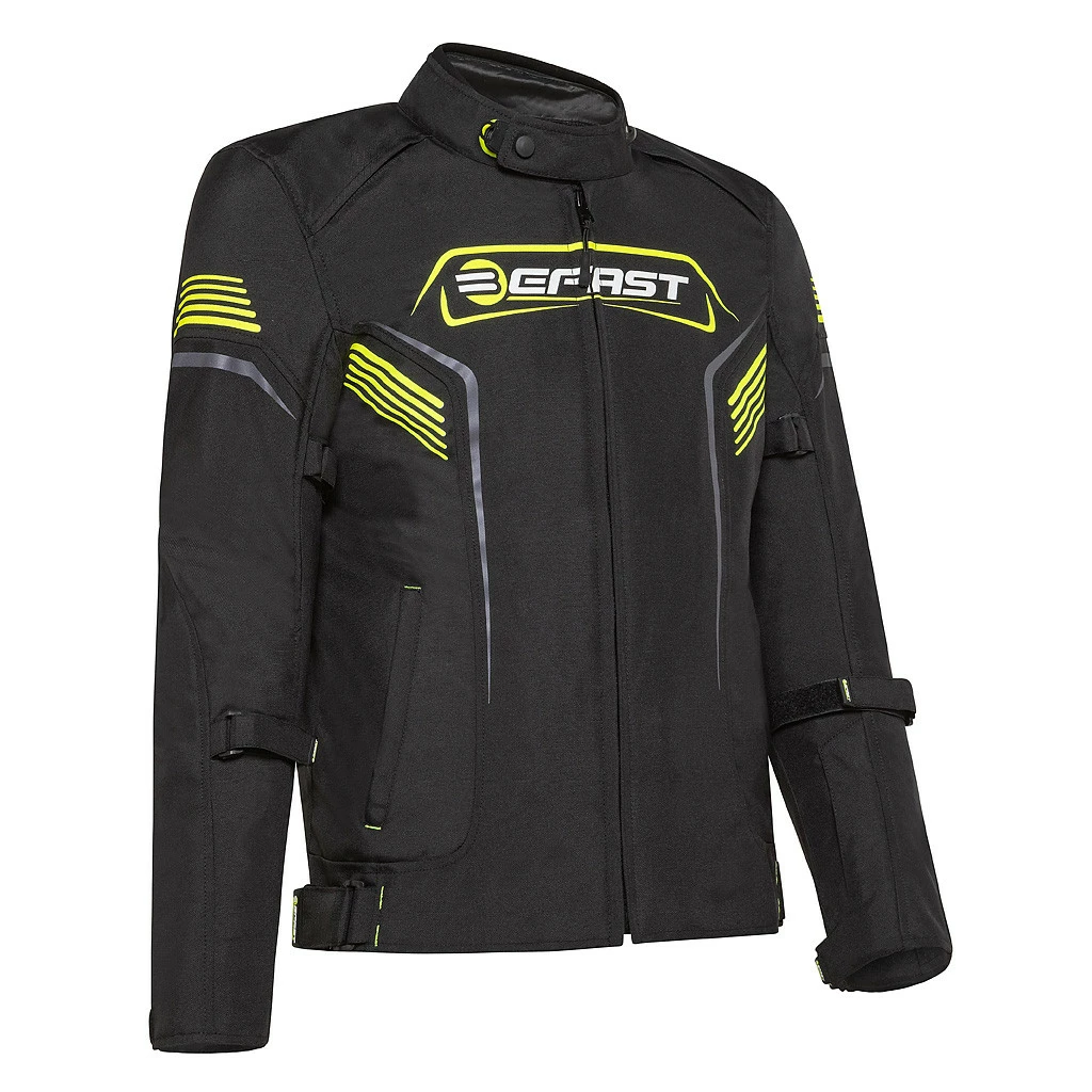 Giacca Moto Touring Befast BLUME CE 3 Strati Nero Giallo 8 Giacca Moto Touring Befast BLUME CE 3 Strati Nero Giallo - immagine 6