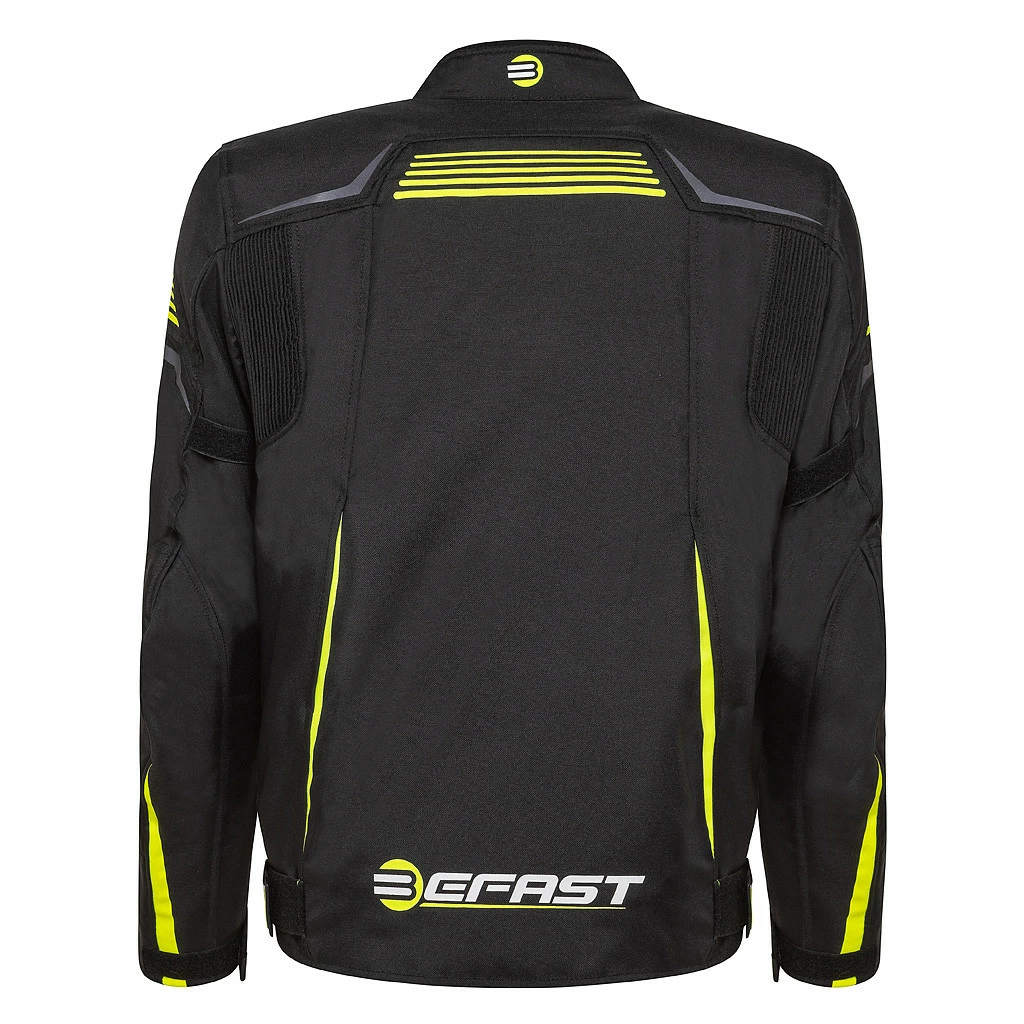Giacca Moto Touring Befast BLUME CE 3 Strati Nero Giallo 9 Giacca Moto Touring Befast BLUME CE 3 Strati Nero Giallo - immagine 7