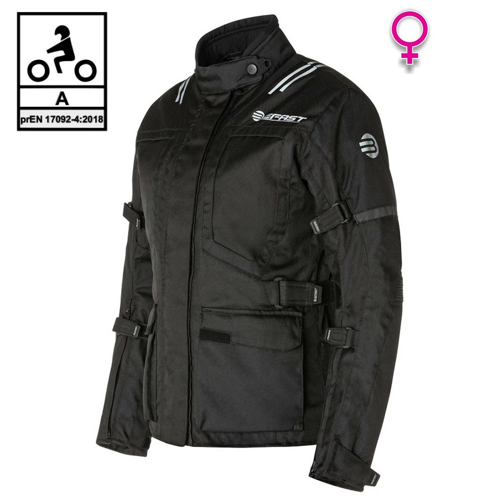 Giacca Moto Donna Touring Befast BOLT Lady CE Certificata 3 Strati Nero 3 Giacca Moto Donna Touring Befast BOLT Lady CE Certificata 3 Strati Nero