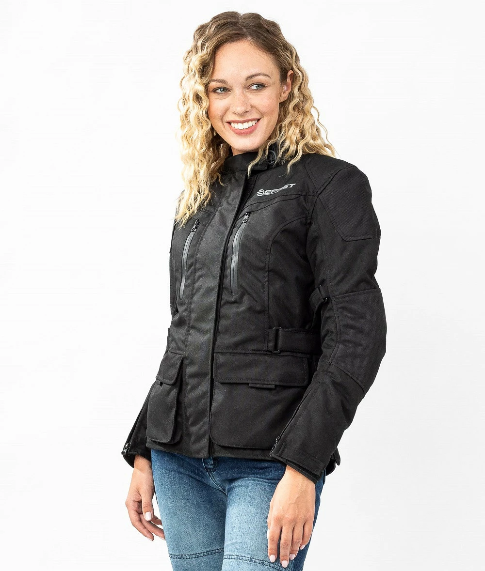 Giacca Moto Donna Befast BABYLON Lady CE Certificata Nero 4 Giacca Moto Donna Befast BABYLON Lady CE Certificata Nero - immagine 2