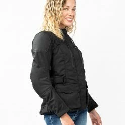 Giacca Moto Donna Befast BABYLON Lady CE Certificata Nero 22 Giacca Moto Donna Befast BABYLON Lady CE Certificata Nero -Negozio al dettaglio BEFAST 2022 busto shooting befast babylon nera 4