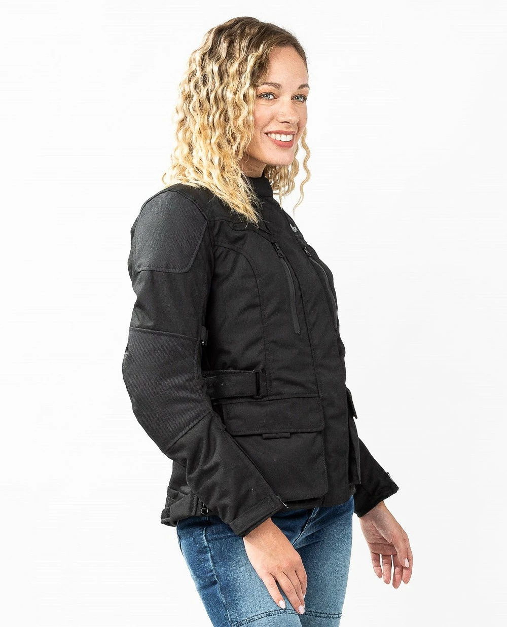 Giacca Moto Donna Befast BABYLON Lady CE Certificata Nero 5 Giacca Moto Donna Befast BABYLON Lady CE Certificata Nero - immagine 3