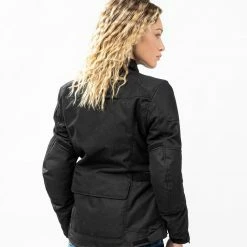 Giacca Moto Donna Befast BABYLON Lady CE Certificata Nero 23 Giacca Moto Donna Befast BABYLON Lady CE Certificata Nero -Negozio al dettaglio BEFAST 2022 busto shooting befast babylon nera 2