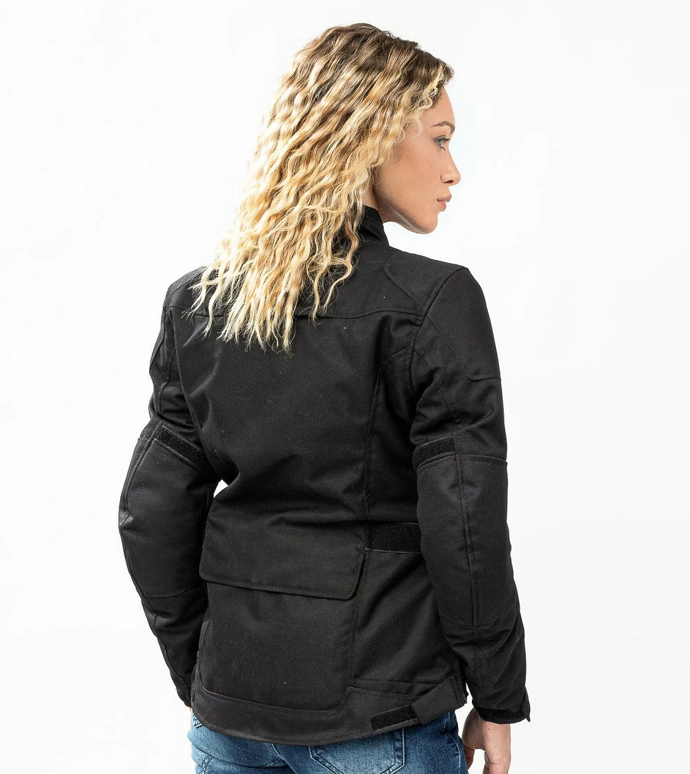 Giacca Moto Donna Befast BABYLON Lady CE Certificata Nero 6 Giacca Moto Donna Befast BABYLON Lady CE Certificata Nero - immagine 4