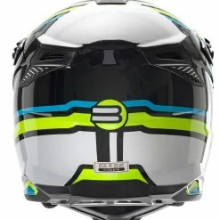 Casco Cross Befast Mud Line Blu Giallo Bianco 9 Casco Cross Befast Mud Line Blu Giallo Bianco -Negozio al dettaglio BEFAST 2022 caschi moto gsb motocross blu retro