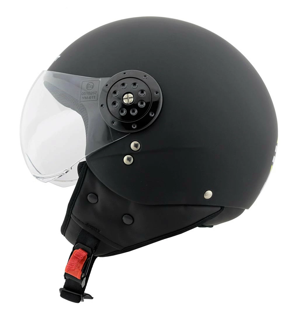 Casco Demi-jet Befast Town Nero Opaco 3 Casco Demi-jet Befast Town Nero Opaco