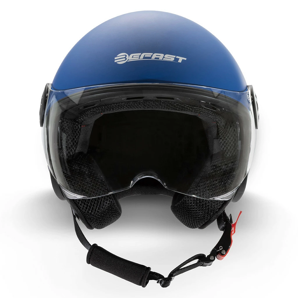 Casco Jet Befast Rapid II Doppia Visiera Blu Opaco 6 Casco Jet Befast Rapid II Doppia Visiera Blu Opaco - immagine 4