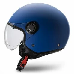 Casco Jet Befast Rapid II Doppia Visiera Blu Opaco 12 Casco Jet Befast Rapid II Doppia Visiera Blu Opaco -Negozio al dettaglio BEFAST 2022 casco jack befast blu laterale 2