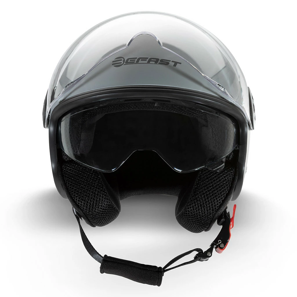 Casco Jet Befast Rapid II Doppia Visiera Grigio Opaco 5 Casco Jet Befast Rapid II Doppia Visiera Grigio Opaco - immagine 3