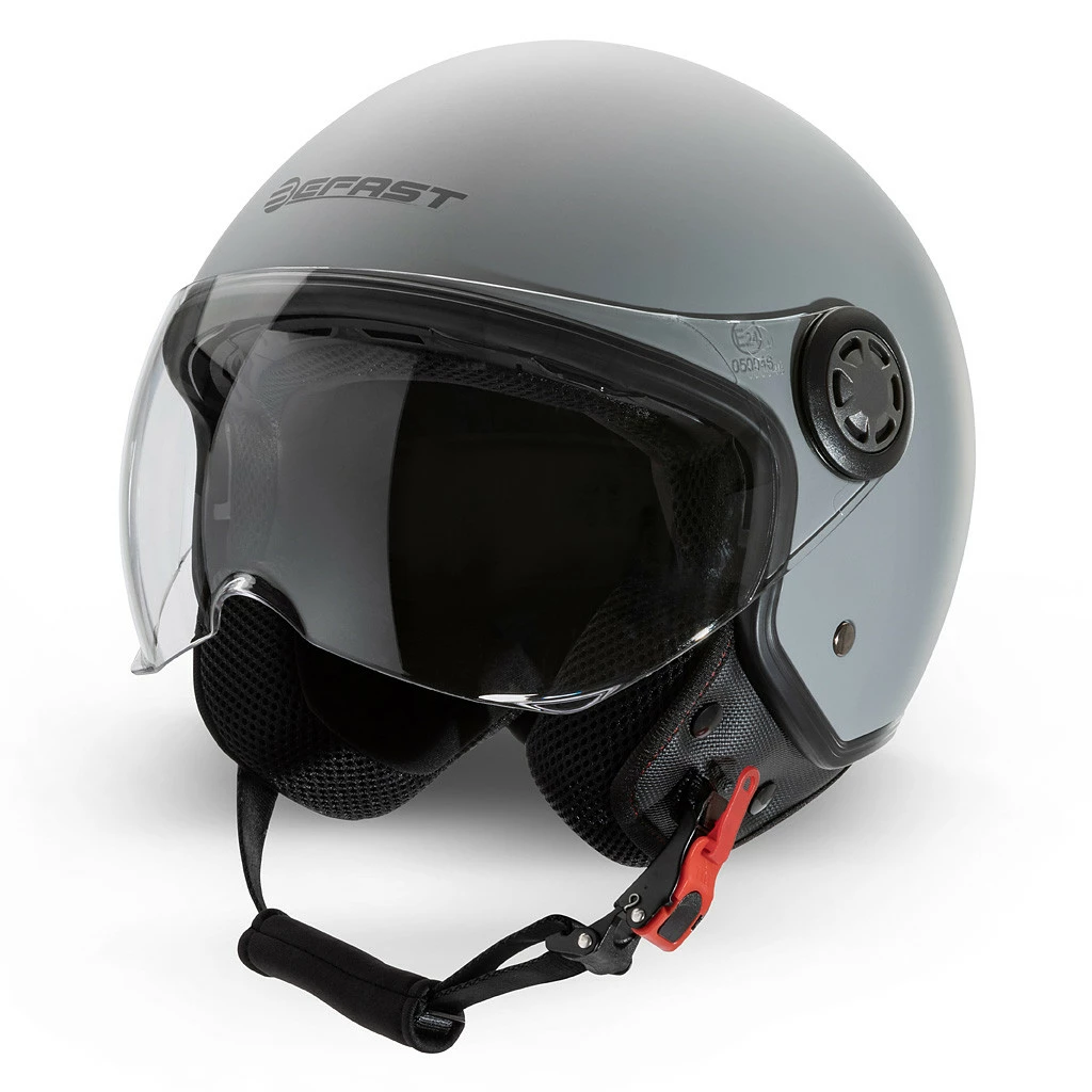 Casco Jet Befast Rapid II Doppia Visiera Grigio Opaco 4 Casco Jet Befast Rapid II Doppia Visiera Grigio Opaco - immagine 2