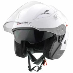 Casco Jet Befast Top J Bianco Lucido