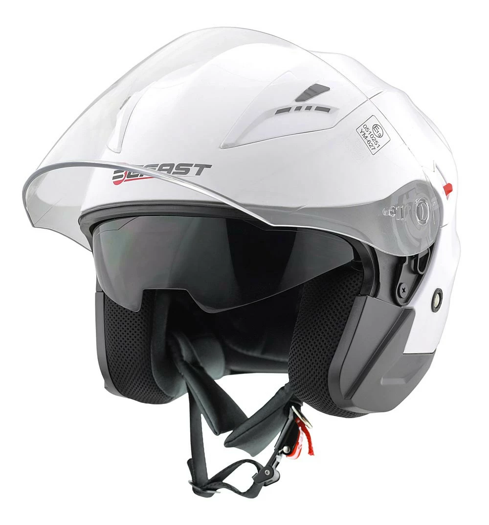 Casco Jet Befast Top J Bianco Lucido 3 Casco Jet Befast Top J Bianco Lucido