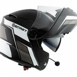 Casco Modulare Befast Connect Con Interfono Integrato Bianco Nero -Negozio al dettaglio BEFAST 2022 casco modulare befast connection con interfono integrato bianco nero2
