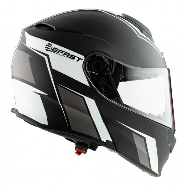 Kit Coppia Connect Nero Bianco - 2 Caschi Modulari Befast Connect Con Interfono Integrato 6 Kit Coppia Connect Nero Bianco - 2 Caschi Modulari Befast Connect Con Interfono Integrato - immagine 4