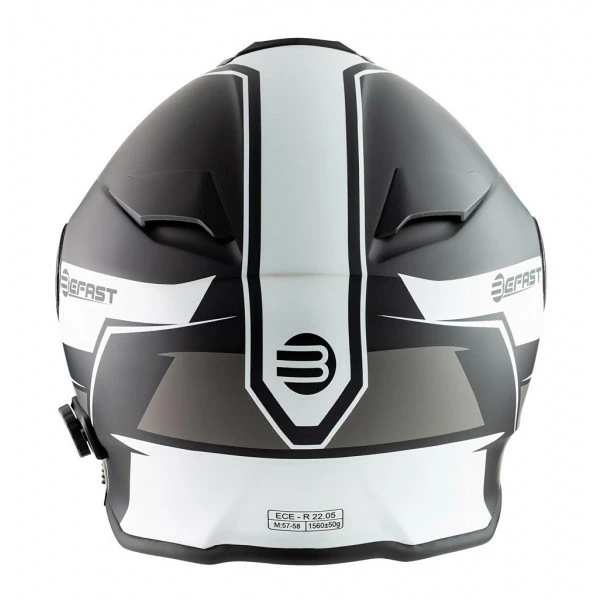 Kit Coppia Connect Nero Bianco - 2 Caschi Modulari Befast Connect Con Interfono Integrato 7 Kit Coppia Connect Nero Bianco - 2 Caschi Modulari Befast Connect Con Interfono Integrato - immagine 5