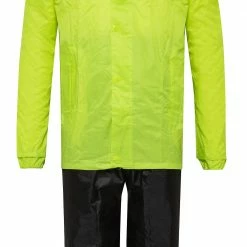 Tuta Antipioggia Divisibile Befast Tempest Nero Giallo Fluo