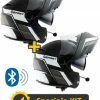 Kit Coppia Connect Nero Bianco - 2 Caschi Modulari Befast Connect Con Interfono Integrato 1 Kit Coppia Connect Nero Bianco - 2 Caschi Modulari Befast Connect Con Interfono Integrato -Negozio al dettaglio BEFAST 2022 connenero