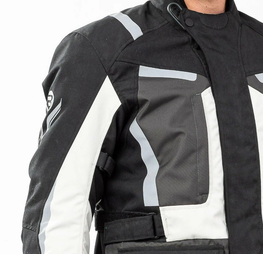 Giacca Moto Befast RIDDICK CE Certificata Nero Grigio Chiaro 9 Giacca Moto Befast RIDDICK CE Certificata Nero Grigio Chiaro - immagine 7