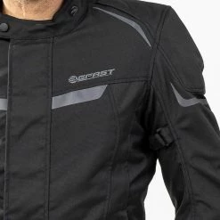 Giacca Moto Befast BERG CE Certificata Nero 17 Giacca Moto Befast BERG CE Certificata Nero -Negozio al dettaglio BEFAST 2022 dettaglio apertura shooting befast berg nero 3