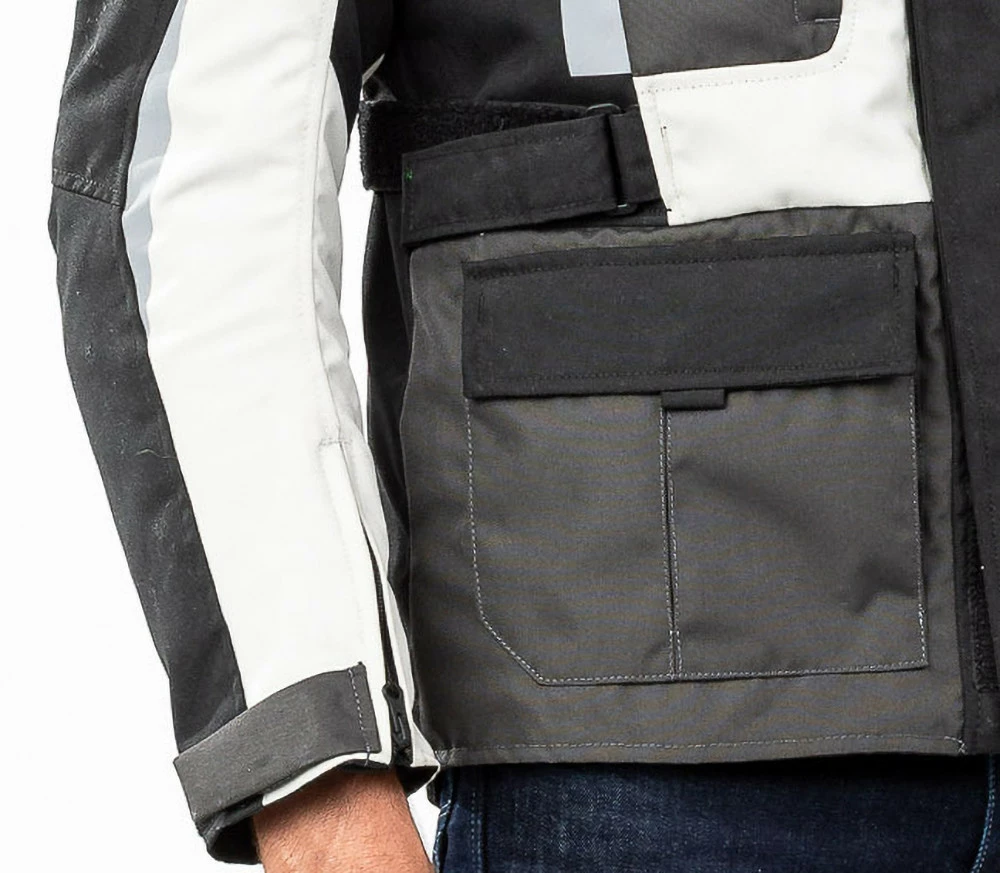 Giacca Moto Befast RIDDICK CE Certificata Nero Grigio Chiaro 10 Giacca Moto Befast RIDDICK CE Certificata Nero Grigio Chiaro - immagine 8