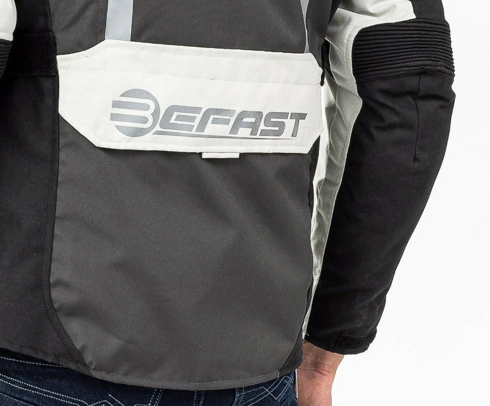 Giacca Moto Befast RIDDICK CE Certificata Nero Grigio Chiaro 12 Giacca Moto Befast RIDDICK CE Certificata Nero Grigio Chiaro - immagine 10