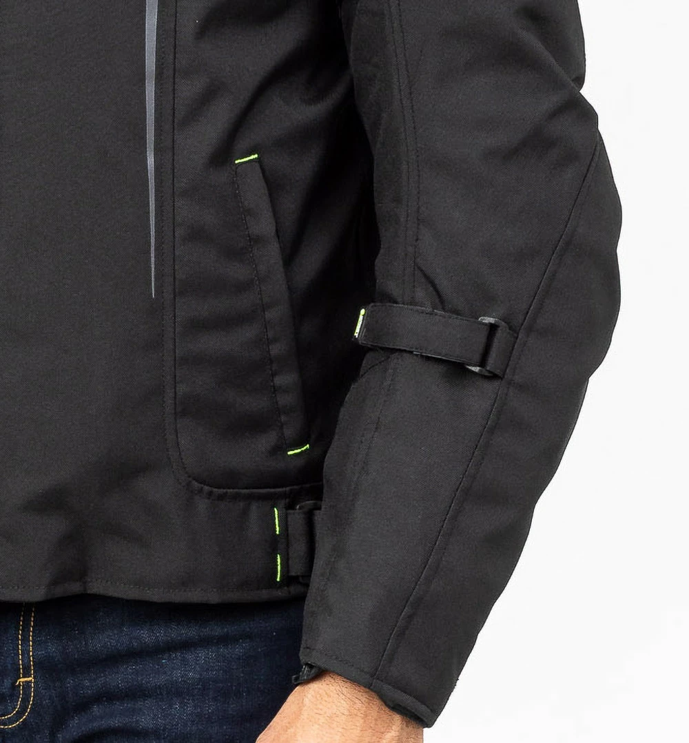 Giacca Moto Touring Befast BLUME CE 3 Strati Nero Giallo 10 Giacca Moto Touring Befast BLUME CE 3 Strati Nero Giallo - immagine 8