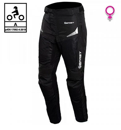 Pantaloni Moto Donna Befast Airtech Lady CE Nero 3 Pantaloni Moto Donna Befast Airtech Lady CE Nero