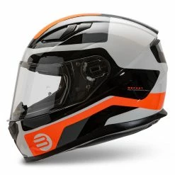 Kit Coppia Flash Bianco Rosso Fluo- 2 Caschi Integrali Befast 9 Kit Coppia Flash Bianco Rosso Fluo- 2 Caschi Integrali Befast -Negozio al dettaglio BEFAST 2022 flash bianco rosso laterale sx 1