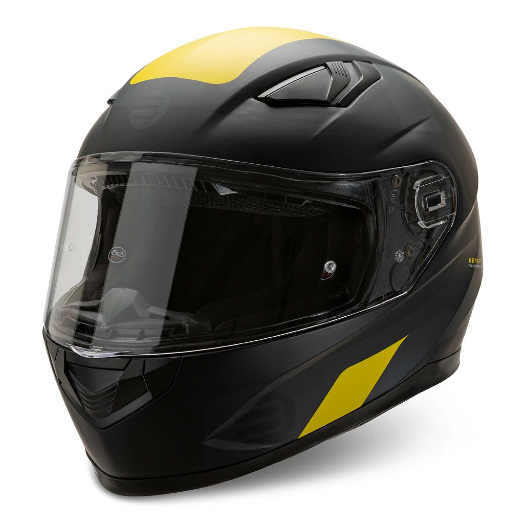 Casco Integrale Befast Flash Nero Giallo 3 Casco Integrale Befast Flash Nero Giallo
